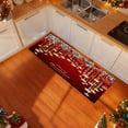 thumbnail image 6 of Christmas Kitchen Rugs,Christmas Kitchen Floor Mat,Christmas Tree Kitchen Rugs,Kitchen Mats for Floor Non Slip Mats for Laundry Office Sink,Christmas Decoration Antislip Floor Mat Layered Doormats, 6 of 7