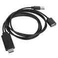 thumbnail image 4 of Cable de Reflejo y Carga de Hdtv, cable HDTV USB PRÁTICO DURADERO Conveniente para HDTV para Proyector, 4 of 7
