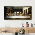 thumbnail image 2 of Aaheei The Last Supper by Leonardo Da Vinci Wall Art Canvas Print, Classic Painting Reproduction Poster Decor for Bedroom Living Room Office, 2 of 5