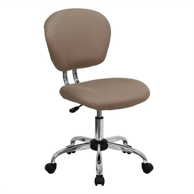 Scranton & Co Wood Bankers Office Chair in Fruitwood and Brown 