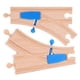 thumbnail image 1 of Wooden Train Track Set with Curved Tracks and Switch – Safe, Durable Material for Creative Play and Cognitive Development – Track Accessories for, 1 of 5