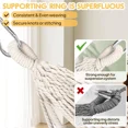 thumbnail image 4 of Hamac en Coton Portable pour Activité, Résistant et Confortable, avec Correcteurs pour, 4 of 5