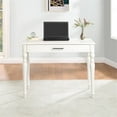 thumbnail image 3 of Baron 40"x20" Desk w/ Drawer in Wood White, 3 of 12