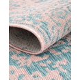 thumbnail image 4 of Jill Zarin Outdoor Collection Area Rug - Dubai (13' 1" Round Pink and Aqua/Light Blue), 4 of 11