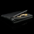 thumbnail image 2 of SERASAR Premium Men's Genuine Leather Card Wallet in Black | 11 Card Slots | RFID Protection | Optional Coin Compartment | Includes Gift Box | Great Gift Idea, 2 of 9