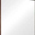 thumbnail image 3 of Benzara BM230392 44 in. Rectangular Wood Frame Mirror, Brown, 3 of 5