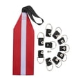 thumbnail image 4 of Bandera de seguridad duradera para kayak, de alta visibilidad, para embarcaciones, canoas, veleros y remolques de advertencia. Hebillas cuadradas, 4 of 6
