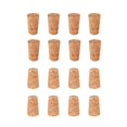 thumbnail image 2 of 32 Pack Soft Wood Corks - Tapered Wooden Bottle Stoppers (0.67x0.91x0.98 Inch) - Leakproof & Cork Replacement for Home Brewing, Crafts & Laboratory Use, 2 of 9