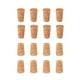 thumbnail image 1 of 16 Pack Corchos de Madera Suave Corcho Cónico Tapón de Botella de Cerveza de Madera de Repuesto a Prueba de Fugas para Botellas de Vino 0.67 X 0.91 X 0.98 Pulgadas, 1 of 8
