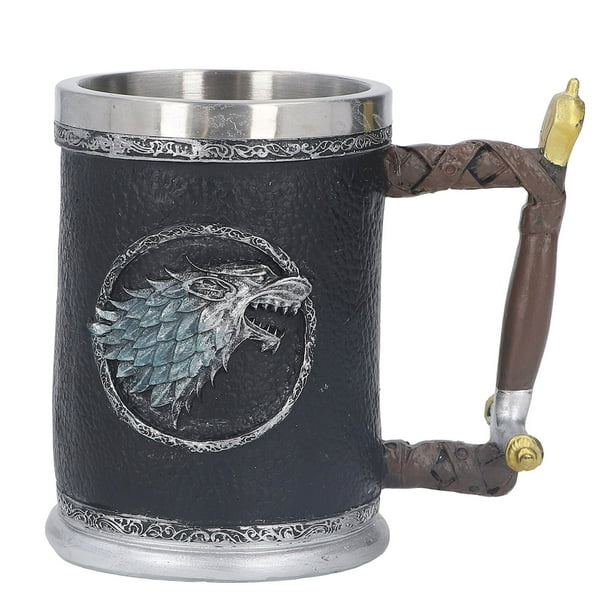 Taza de resina de acero inoxidable,Taza con revestimiento de acero inoxidable Taza de cerveza Taza de cerveza de acero inoxidable Logre más