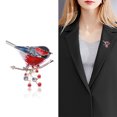 thumbnail image 2 of Broche lindo Pin l Bird Zulema broche Mujeres accesorios de joyería 4x3,5 cm, 2 of 7