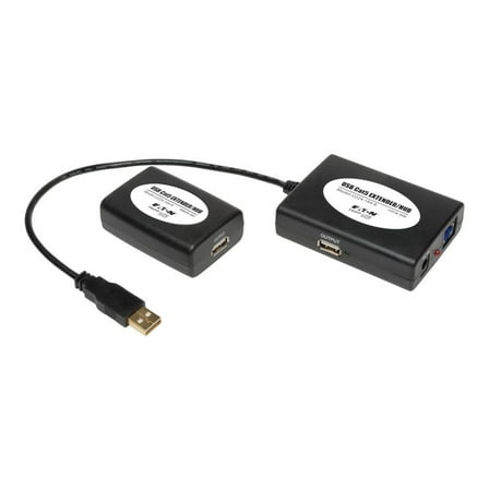 Tripp Lite 4-Port USB 2.0 Hi-Speed USB Over Cat5 Hub with 3 Local Ports & 1 Remote Port (U224-1R4-R)