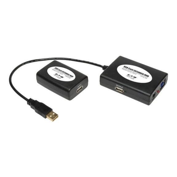 Tripp Lite 4-Port USB 2.0 Hi-Speed USB Over Cat5 Hub with 3 Local Ports & 1 Remote Port (U224-1R4-R)