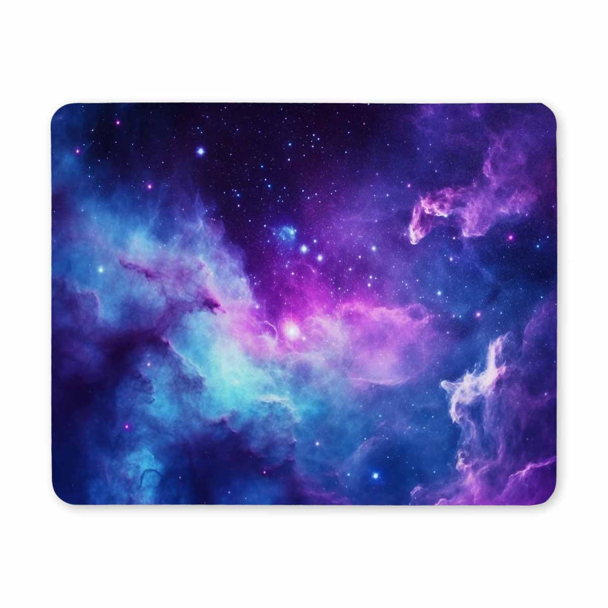 Galaxy Mouse Pad with Stitched Edge,Personalized Design Galaxy Computer