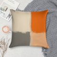 thumbnail image 5 of Orange And Grey Abstract Art Artwork Pillow Covers,Orange And Grey Abstract Art Artwork Throw Pillow Covers 20"×20" ,Living Room Sofa Couch Pillow Covers,Decorative Pillow Covers, 5 of 7