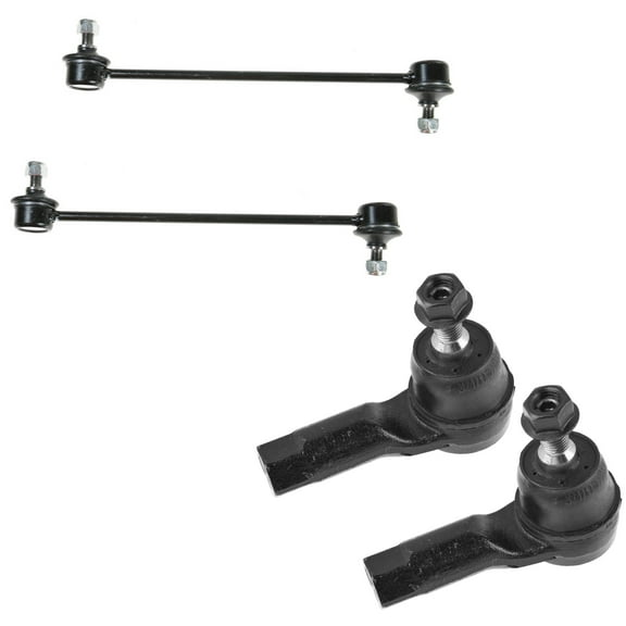 TRQ 4 pc Kit Outer Tie Rod End Stabilizer Sway Bar Link LH RH for Mitsubishi New PSA59668 Fits select: 2007-2019 MITSUBISHI OUTLANDER, 2008-2017 MITSUBISHI LANCER