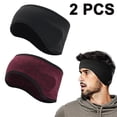 thumbnail image 1 of Orejeras para hombre Orejeras para mujer de 2 piezas Orejeras cálidas para deportes de invierno Diadema para correr Esquí Yoga Entrenamiento Zhivalor 220613-2, 1 of 4