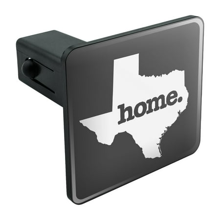 Texas Hitch (Texas TX Home State Solid Dark Gray Grey Officially Licensed Tow Trailer Hitch Cover Plug Insert 1 1/4 inch)