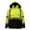 Lime, variant on Men's Ansi Class 3 High Visibility Safety Bomber Jacket With Zipper, PVC Pocket, Black Bottom,Orange/J8511-5XL