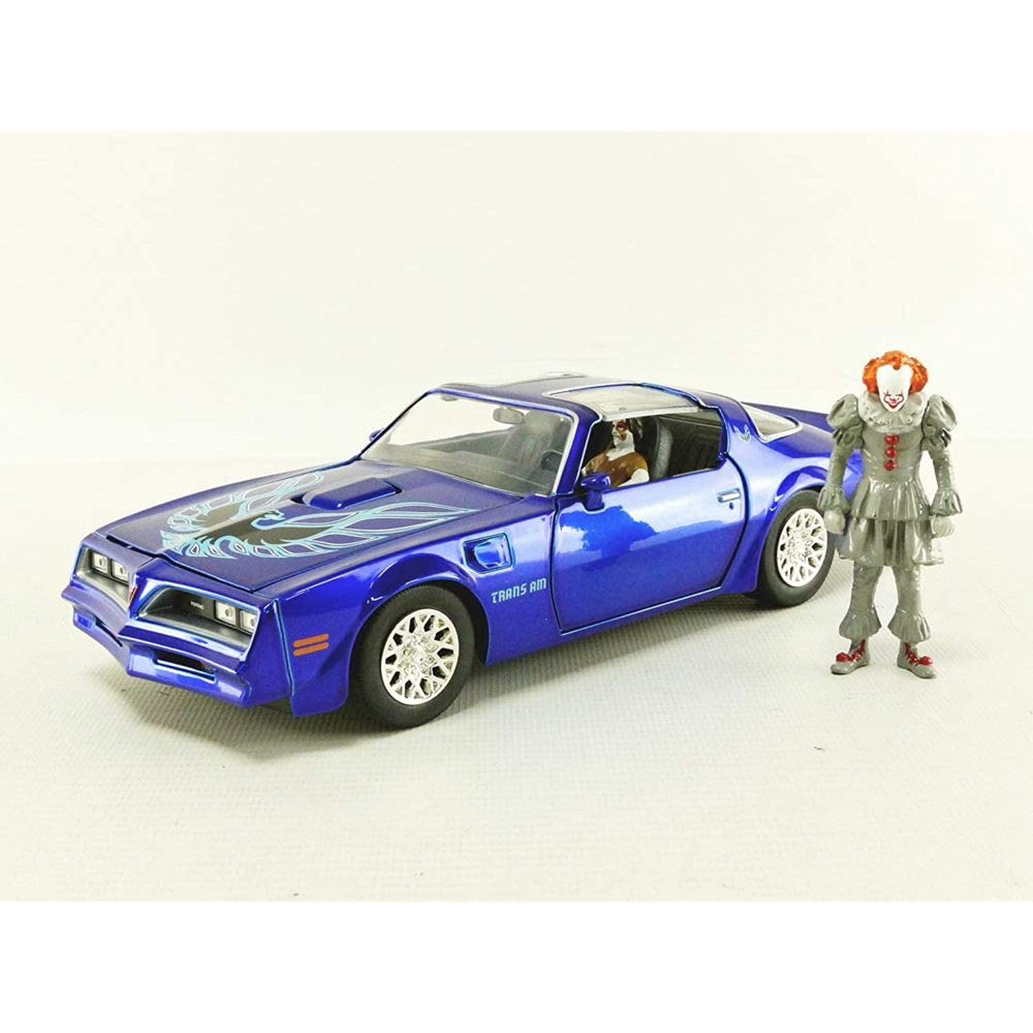 Jada Toys Hollywood Rides It Chapter Two Pennywise & Henry Bowers Pontiac Firebird, 1: 24 Red