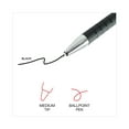 thumbnail image 5 of Universal UNV15510 1 mm Black Barrel Retractable Ballpoint Pens - Medium, Black (1 Dozen), 5 of 8