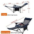 thumbnail image 2 of A AIKOOL Camping Recliner Camping Lounge Chair, Backpacking Folding Chair with Headrest, Footrest and Storage Bag for Outdoor Camping, BBQ, 300lbs Weight Capacity, 2 of 3