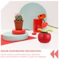 thumbnail image 3 of KAKOWELY SolarPowered Dancing Hearts Dashboard Decoration Assorted Color ABS Material for Car and Home,4.33"X2.76"X2.76", 3 of 4