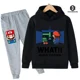 thumbnail image 1 of Super Mario Bros. Sudadera con capucha de manga larga para niños y niñas, Chaqueta de traje de pantalones largos, Jersey informal para niños, 1 of 1
