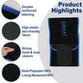 thumbnail image 3 of ANYFIT WEAR Sports Sweat Enhancing Waist Trimmer Belt Fitness Waist Trainer Band for Women & Men, 3 of 7