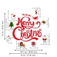thumbnail image 3 of CXYYY Merry Christmas Garage Door Sticker Holiday Decorative Car Fridge Sticker, 3 of 5