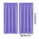 thumbnail image 2 of Scandinavian Silk Curtains | Solid Color Heat Insulation & Energy Saving | Sound Blocking & Noise Reduction | Bedroom Kitchen Use | 2 Panels | Easy Install, 2 of 5