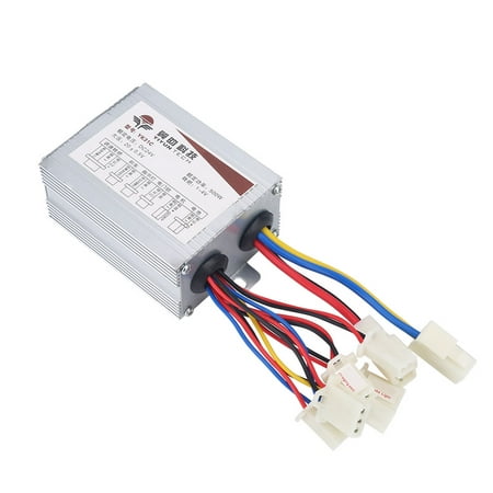 Dilwe 24V 500W Motor Brushed Controller Box for Electric Bicycle Scooter E-Bike, Electric Bike Brushed Controller, 24V Motor