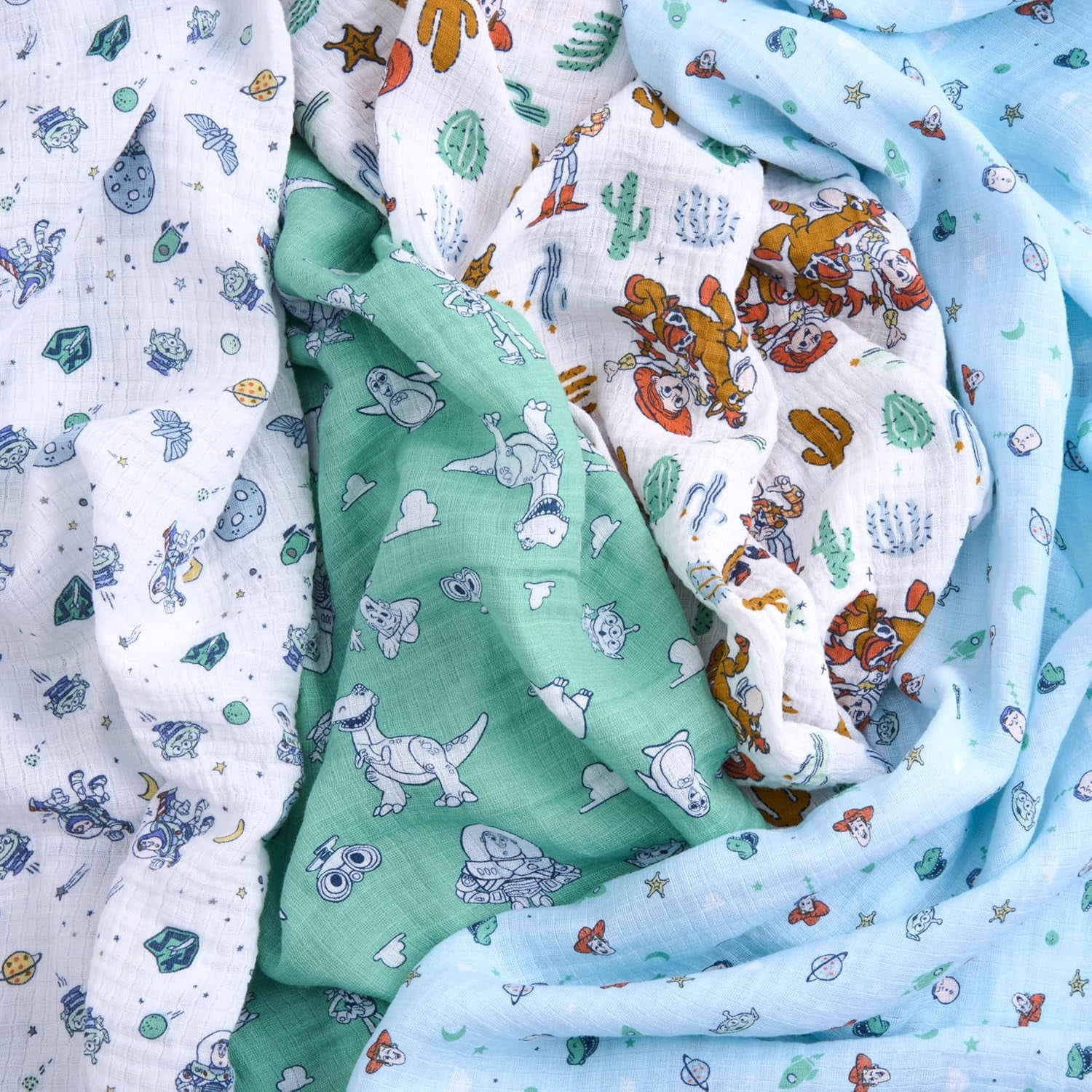 aden + anais Disney essentials cotton muslin swaddle blanket 4 pack