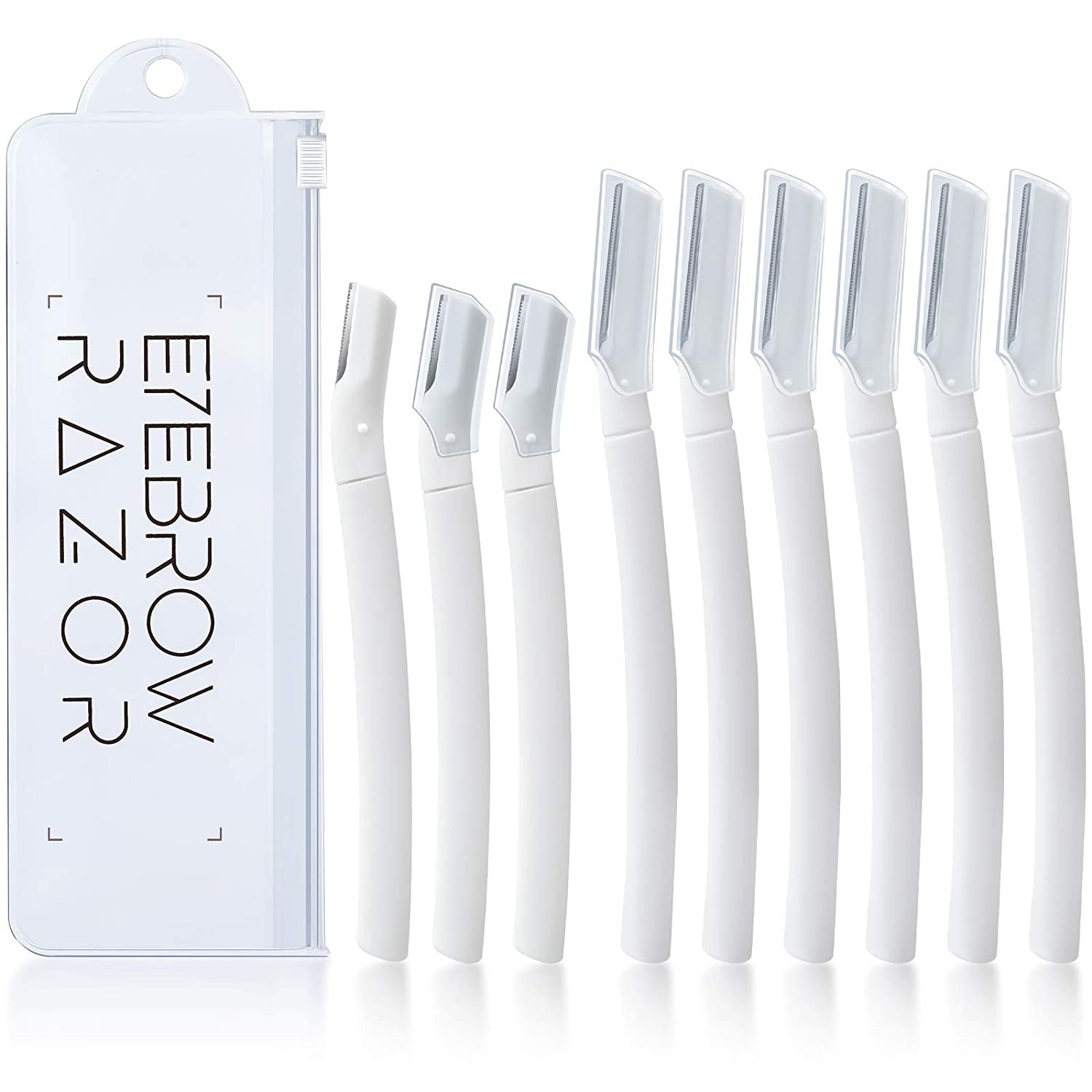9 Pieces Dermaplaning Tool Eyebrow Razors Face Hair Remover Razor