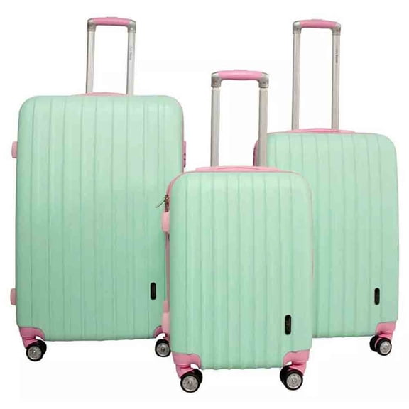 Juego 3 Maletas Rigidas Rack & Pack Set viaje Unicornio