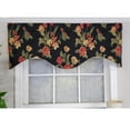 thumbnail image 2 of RLF Home Luxurious Modern Design Classic Garland Regal Style Window Valance 50" x 17" Black, 2 of 4