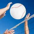 thumbnail image 4 of OHOIOLLA 2Pcs White Inflatable Baseballs PVC Material Lightweight Pool Balls for Summer Beach Activities, 4 of 7