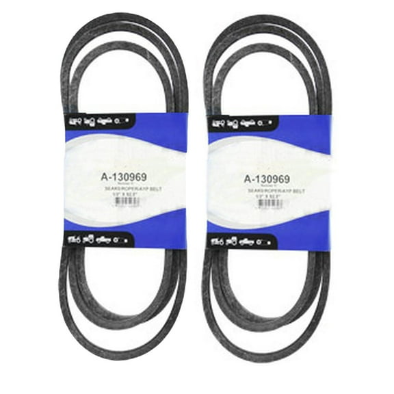 RAParts (2) Belts Fits Husqvarna 532 13 09-69 532130969 (1/2"x92")