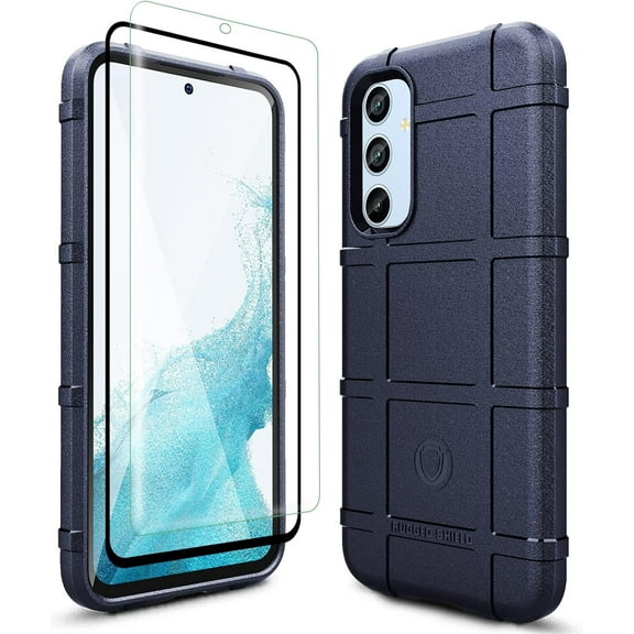 for Galaxy A54 5G Case Samsung A54 5G Case with 2* Screen Protector Heavy Duty Shock Absorption Phone Cases Impact Resistant Protective Cover for Samsung Galaxy A54 5G(New Blue)