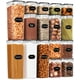 thumbnail image 1 of Juego de recipientes de almacenamiento de alimentos PRAKI, 16 piezas de plástico sin BPA, 1 of 6