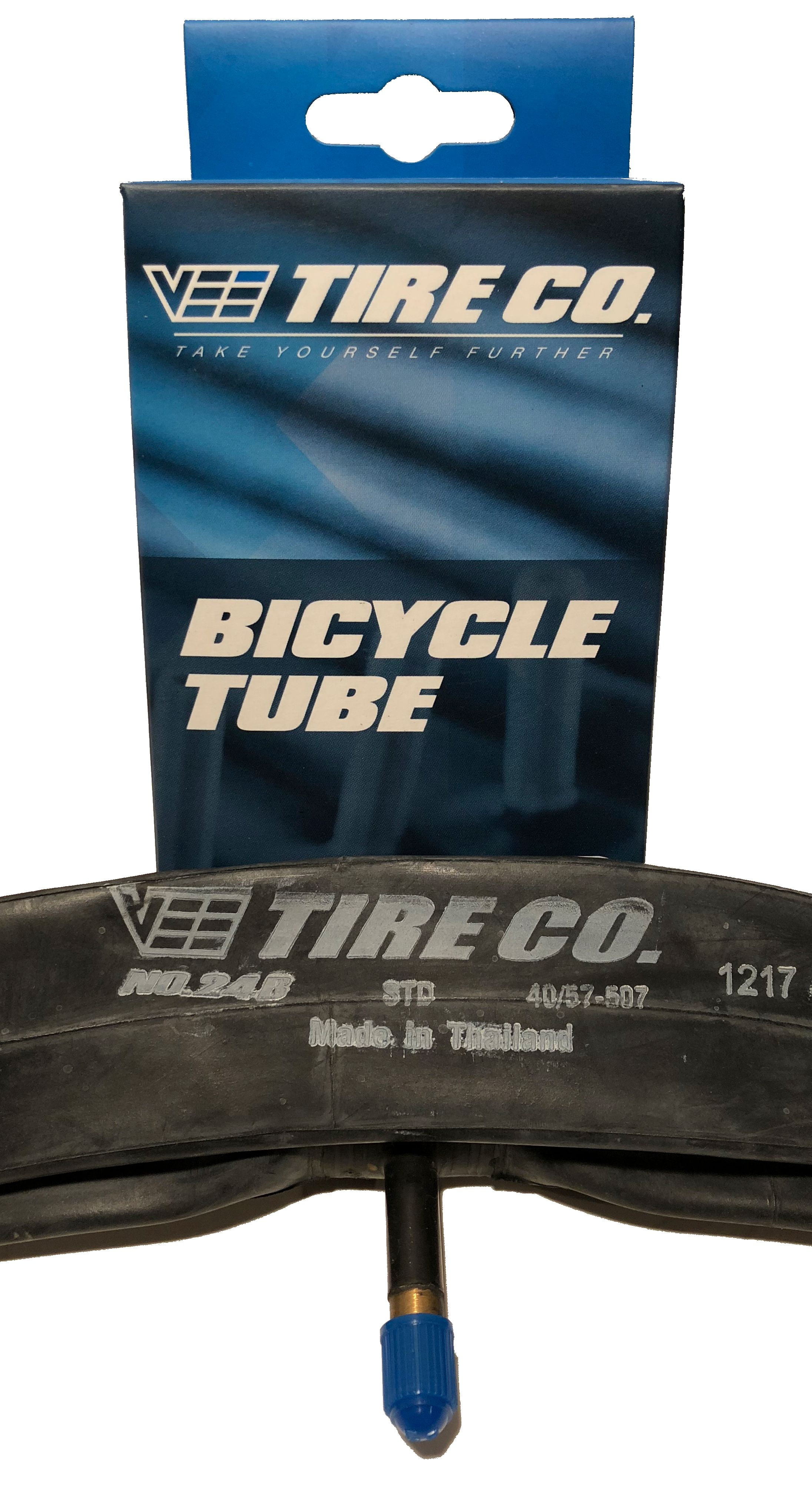 Pair 24x2.125 Vee Tire 24 inch Bike Tire Bicycle Inner Tubes 60mm Presta Valves