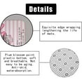 thumbnail image 6 of 4PCS Rose Gold Glitter Leopard High Heels Shower Curtain Set, Hello Gorgeous Bling Diamond Pearl Glam Fashion Bathroom Decor, Waterproof Fabric Pink Shower Curtain, Non-Slip Bath Mat, 6 of 7
