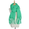 thumbnail image 2 of Prolriy Scarf for Women Large Scarf Women's Long Blanket Chunky Oversized Winter Fall Warm Scarf Big Scarves Wrap Shawl Womens Scarf Green, 2 of 2