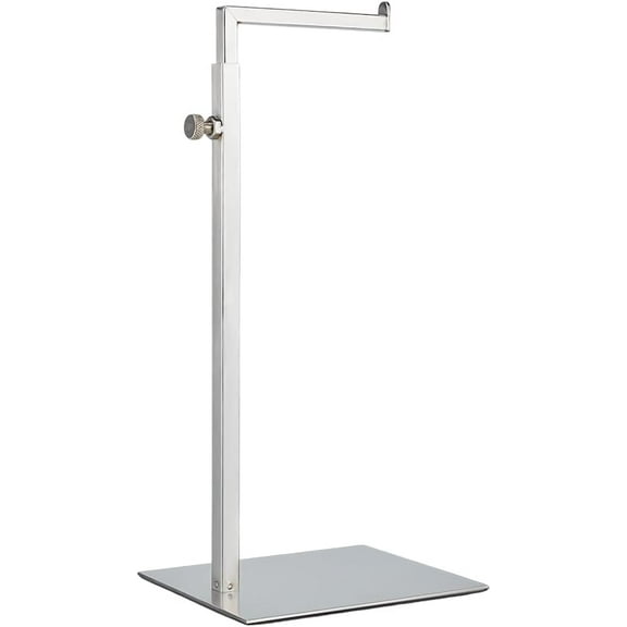 1 Pack Purse Display Stand Handbag Rack Adjustable Height Handbag Display Holder Stainless Steel Single Handbag Rack Bag Hanger Stand for Bag Jewelry Display