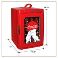 thumbnail image 7 of Coca-Cola Polar Bear 28 Can Cooler/Warmer 12V DC 110V AC Mini Fridge Red, 7 of 7