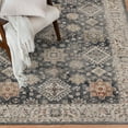thumbnail image 2 of Loomaknoti Mendez Alarikah 6' x 9' Blue Oriental Indoor Area Rug, 2 of 7