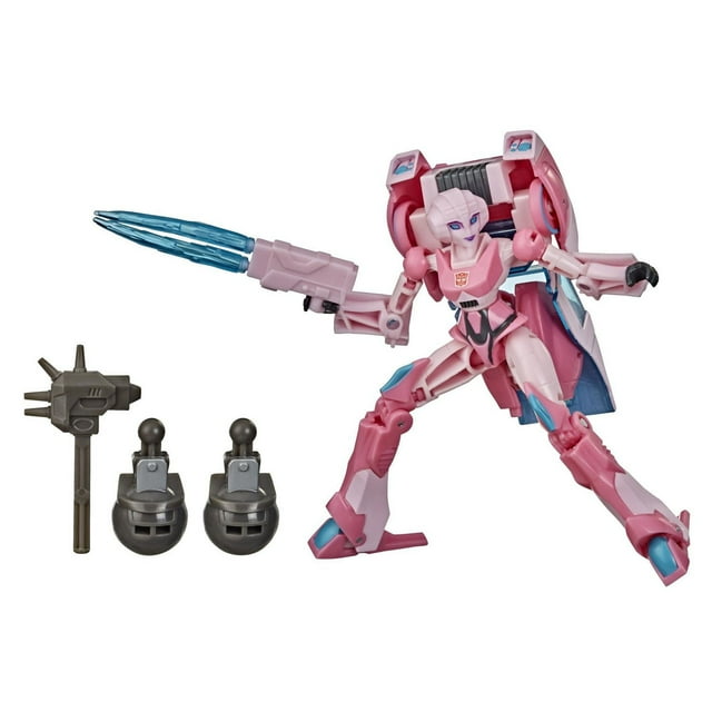 Transformers Bumblebee Cyberverse Adventures Toys Deluxe Class Bumblebee Action Figure, Sting Shot Action Attack, 5-inch