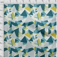 thumbnail image 4 of oneOone Cotton Flex White Fabric Geometric Craft Projects Decor Fabric Printed By The Yard 40 Inch Wide-5Q, 4 of 5