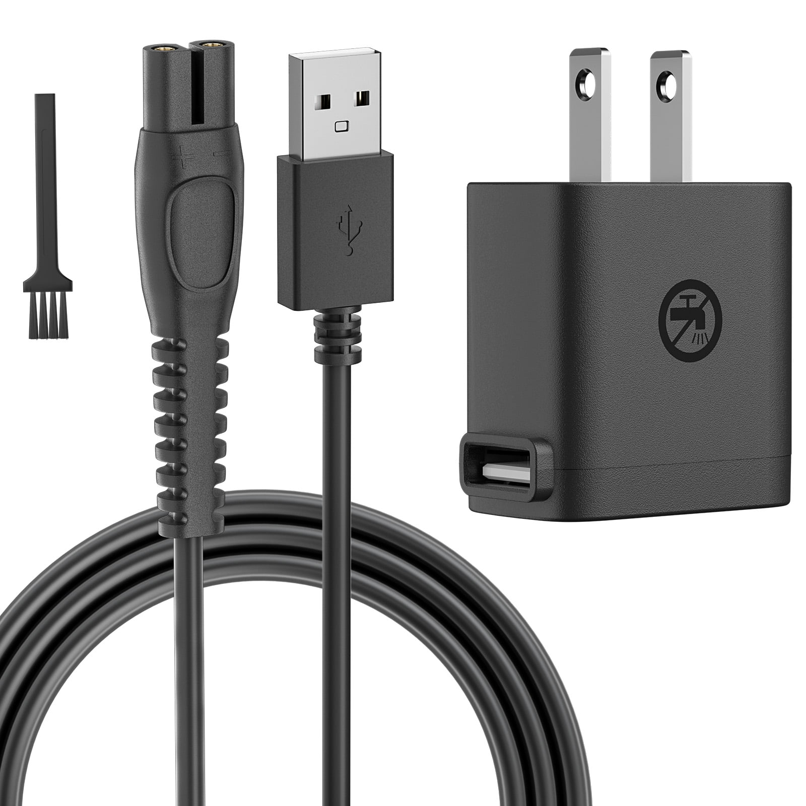 Replacement 5V Charger Cable For Philips Norelco Shavers - USB Compatible With Series 2000/3000/5000/7000