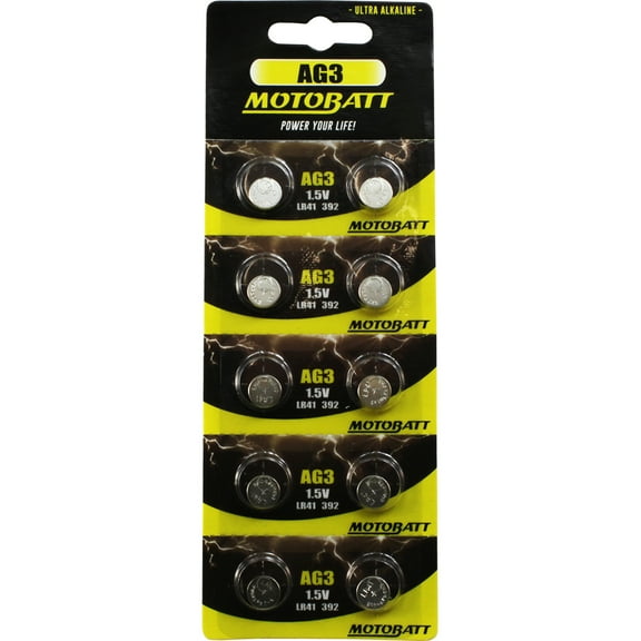 10 AG3 LR41 SR41 392 192 384 CX41 L736 RW87  Watch Batteries USA SHIP RETAIL CARDS